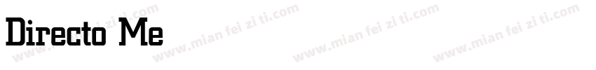Directo Medium字体转换